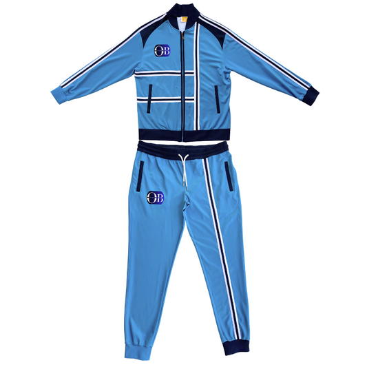 OpenlyBold "Influential" Tracksuit set: BLUE